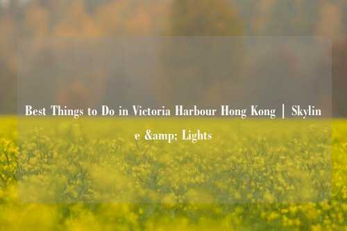 Best Things to Do in Victoria Harbour Hong Kong | Skyline & Lights