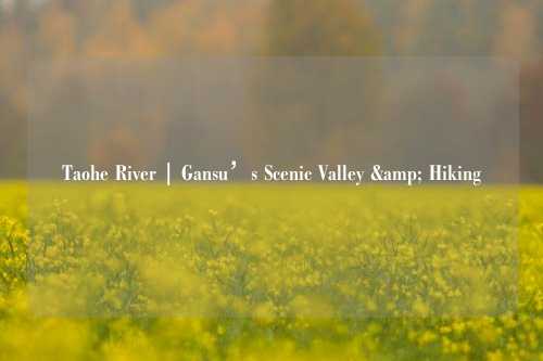 Taohe River | Gansu’s Scenic Valley & Hiking